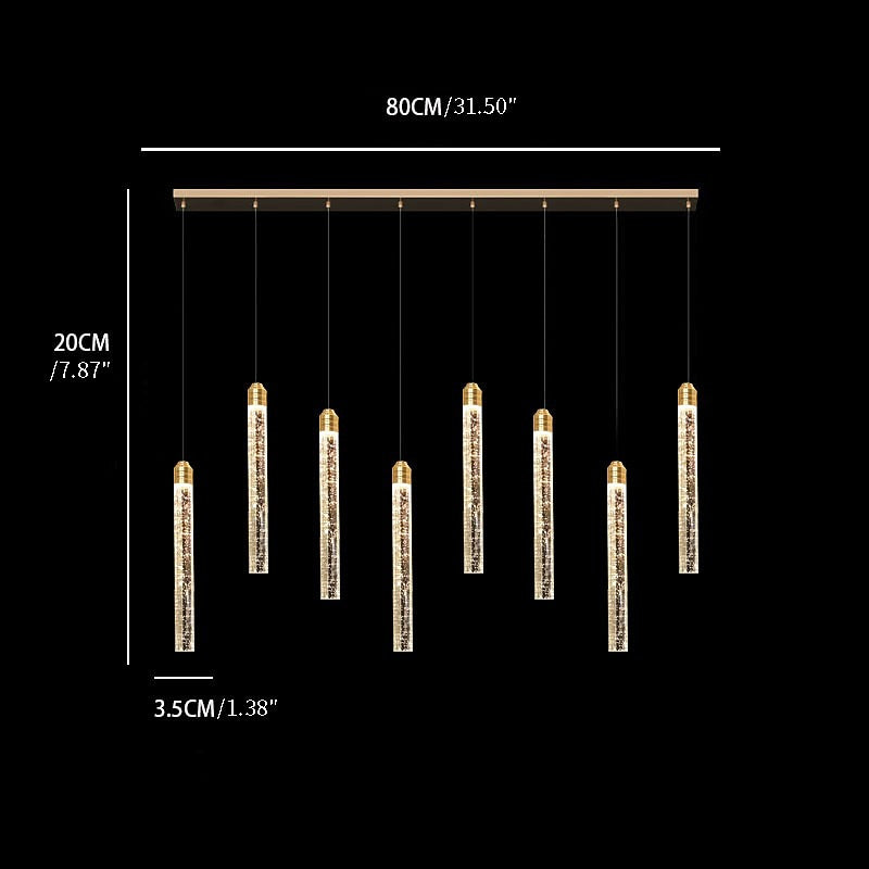 Glam Crystal Cascade Chandelier