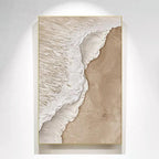 Neutral Coastal Wave Diptych