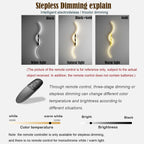 Modern Acrylic Wave Wall Light