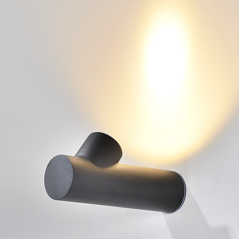 Modern Metal Cylinder Wall Light