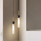 Suspension Cylindre en Marbre Moderne