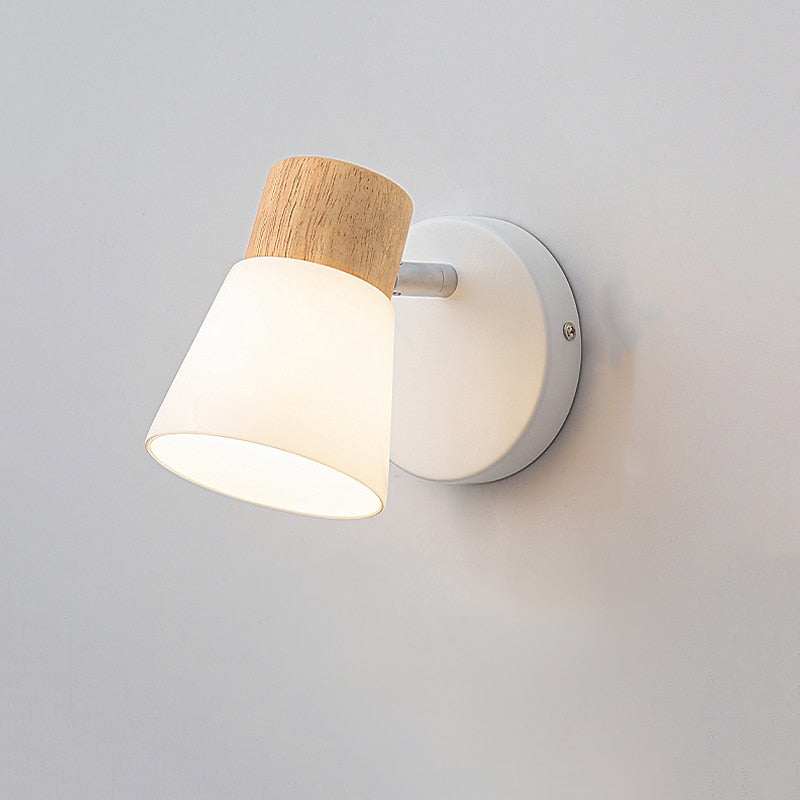 Modern Glass Cone Vanity Light