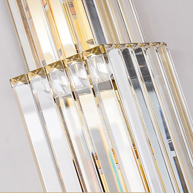 Glam Crystal Linear Wall Light