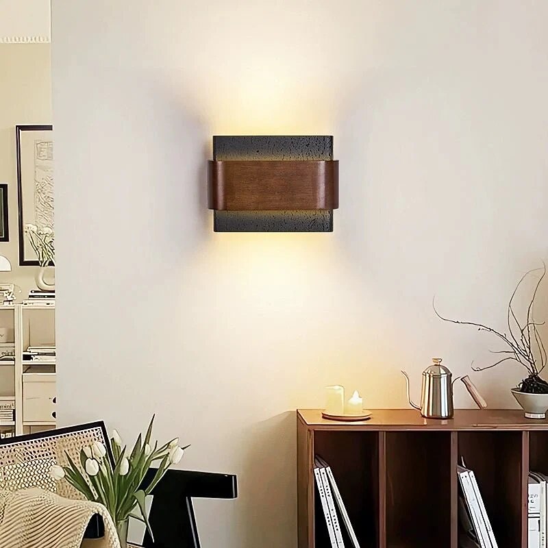 Wabi-Sabi Metal Rectangle Wall Light