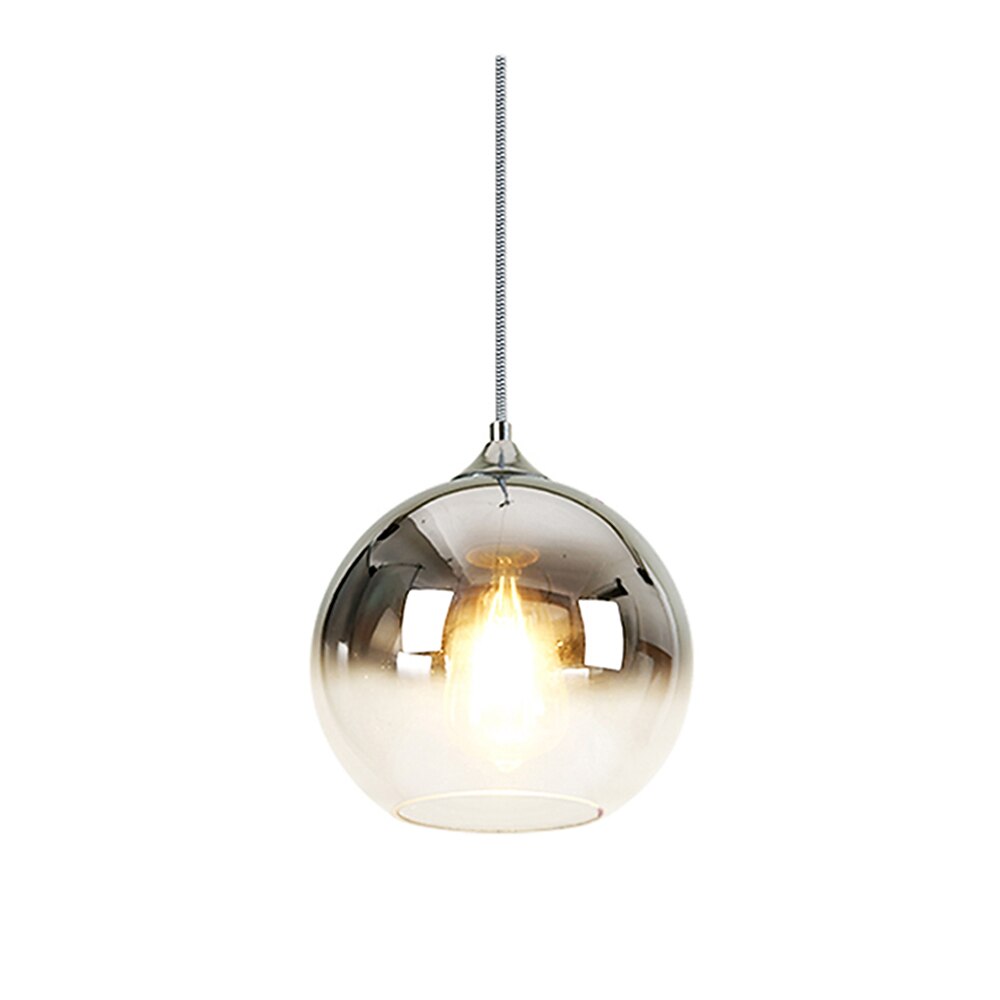 Modern Glass Globe Pendant Light