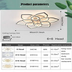 Modern Aluminum Leaf Ceiling Light