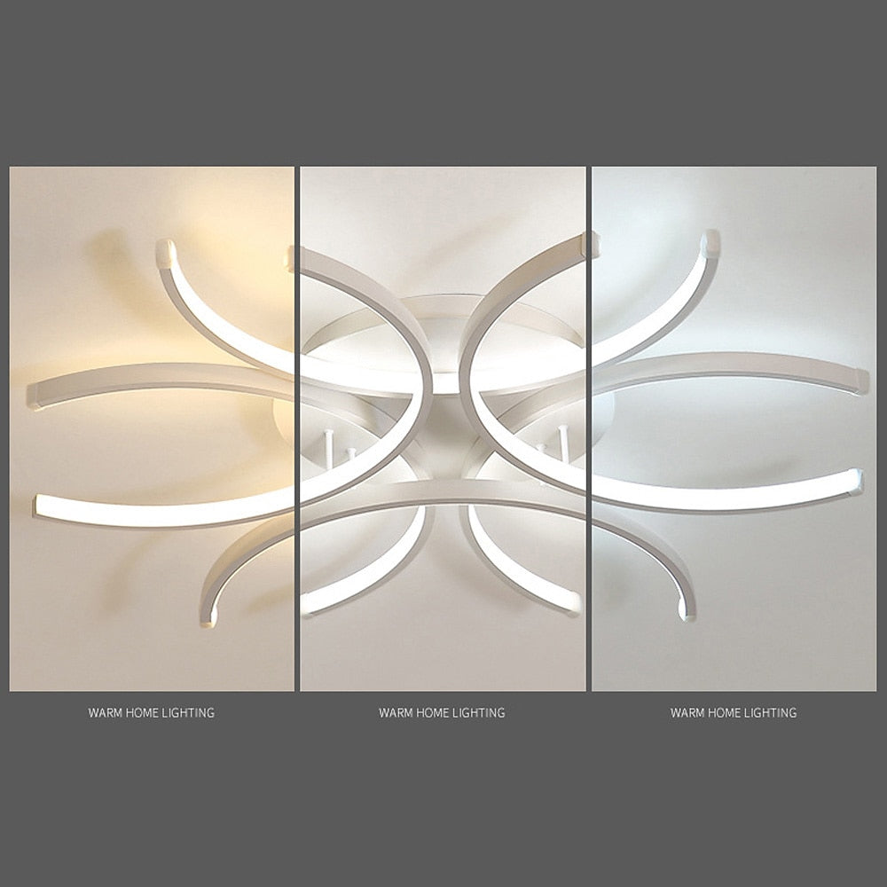 Modern Metal Flower Ceiling Light