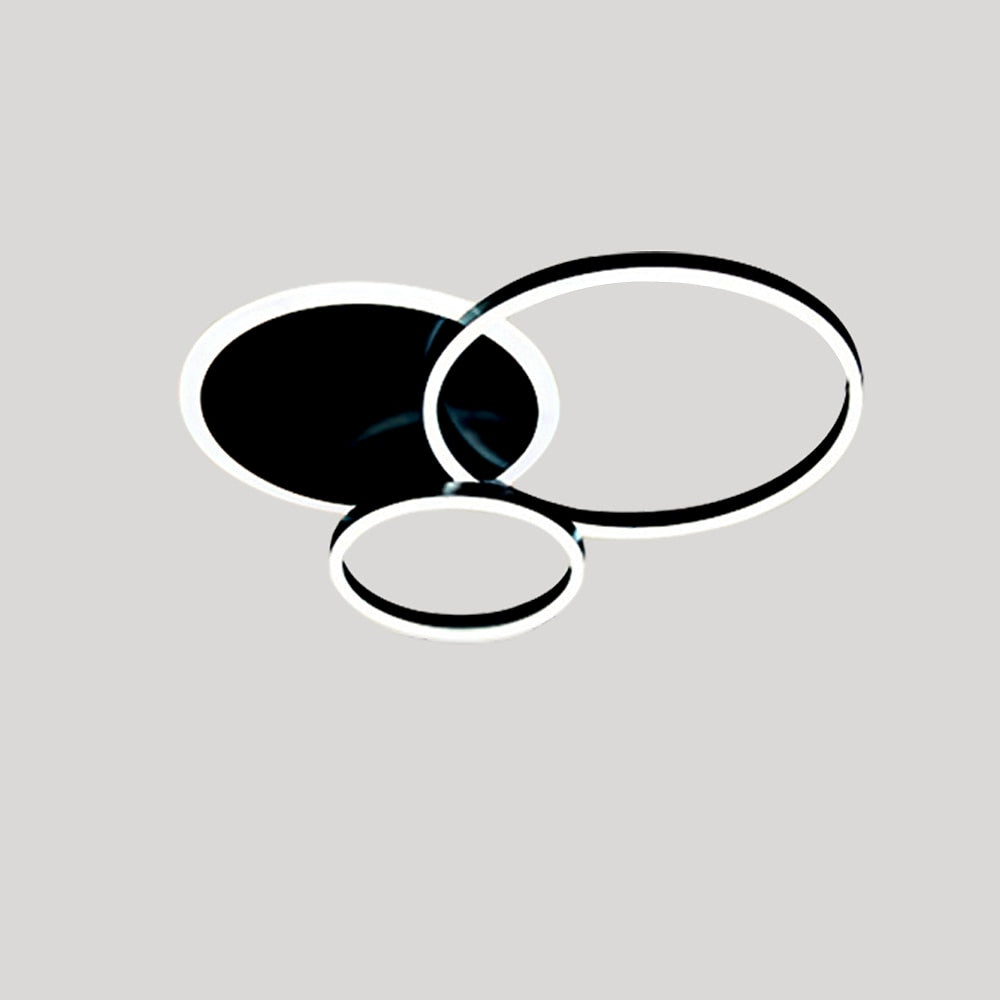 Modern Metal Ring-Cluster Ceiling Light