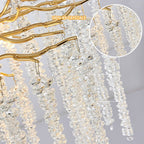 Applique murale moderne Cascade de cristal