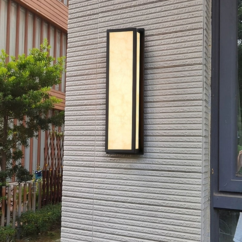 Modern Marble Rectangle Wall Light
