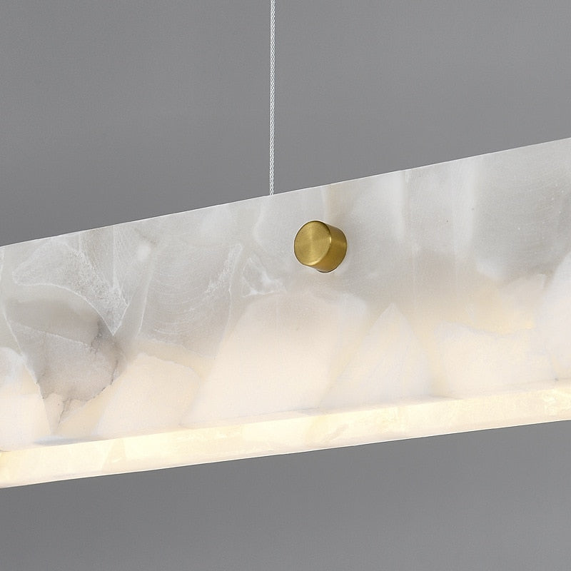 Vintage Marble Linear Pendant Light