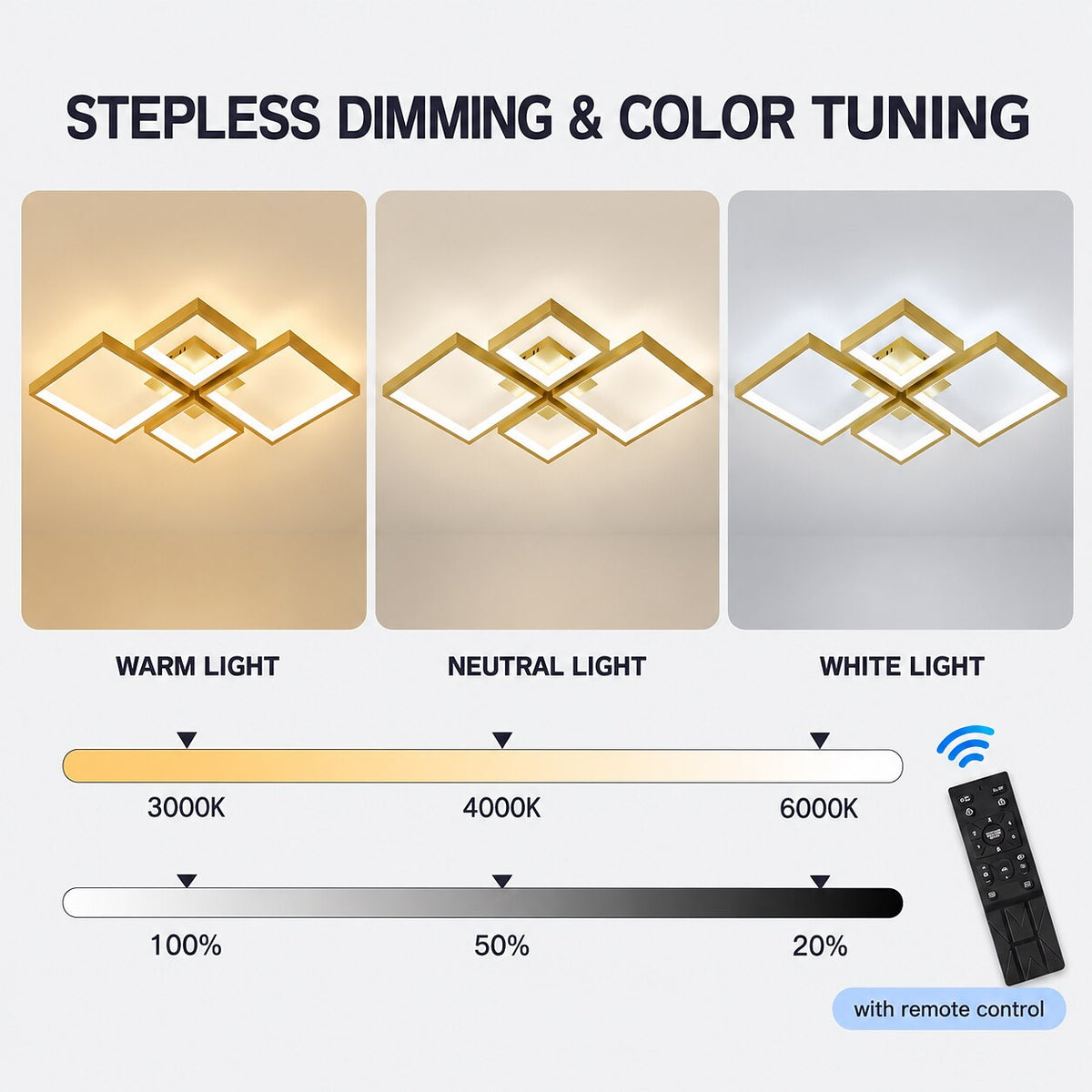 Modern Acrylic Linear Ceiling Light