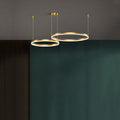 Modern Metal Ring-Cluster Pendant Light
