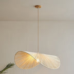 Boho Rattanblatt-Pendelleuchte