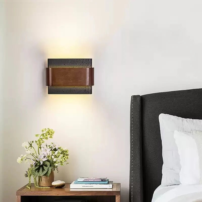 Wabi-Sabi Metal Rectangle Wall Light