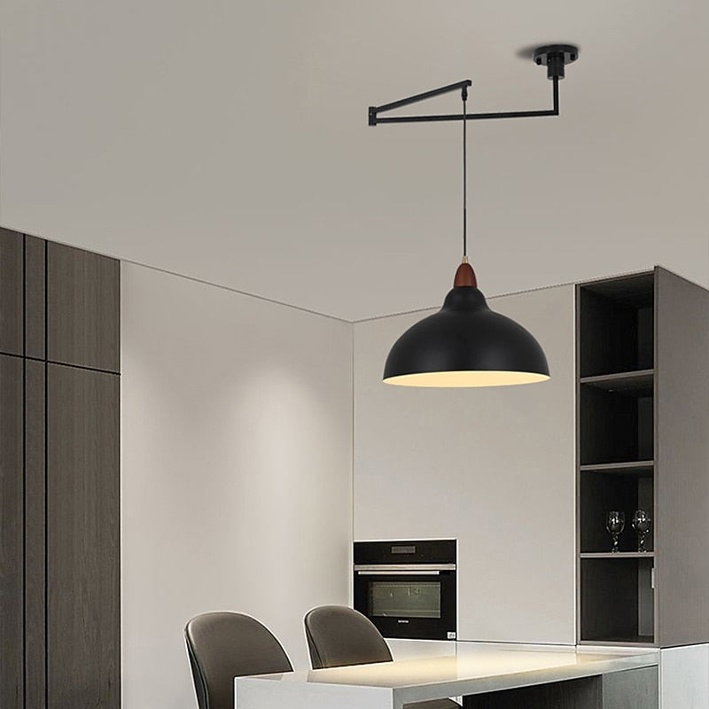 Industrial Metal Dome Pendant Light