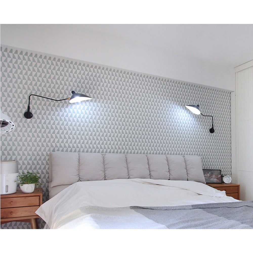 Modern Metal Swing-Arm Wall Light
