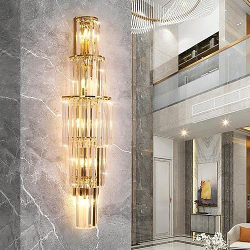 Glam Crystal Linear Wall Light