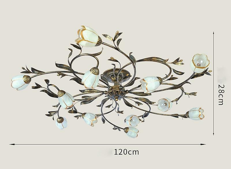 Modern Glass Branch Ceiling Light