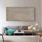 Sand and Espresso Wave Painting
