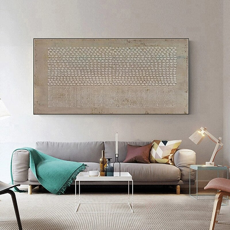 Sand and Espresso Wave Painting