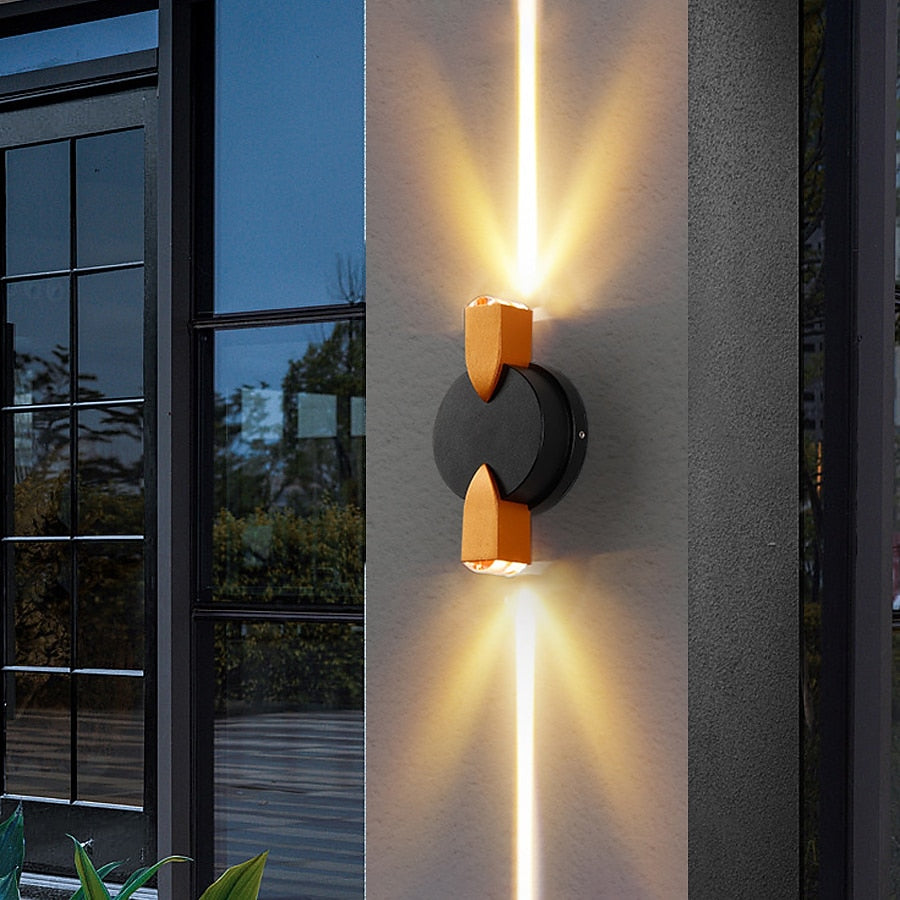 Modern Metal Sunburst Wall Light