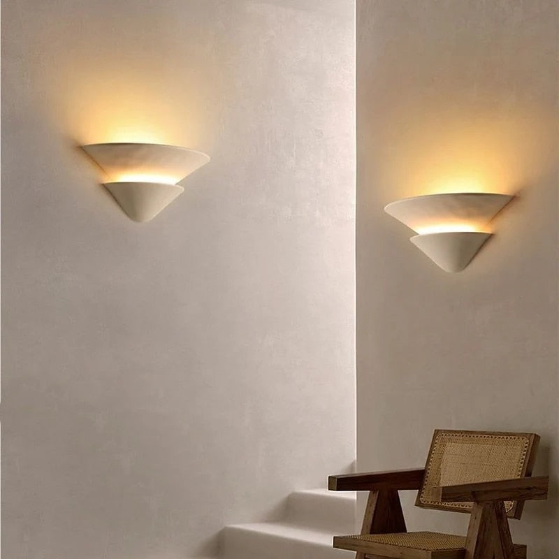 Vintage Acrylic Bowl Wall Light