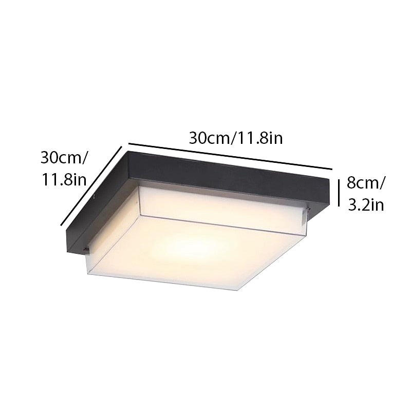Modern Metal Square Ceiling Light