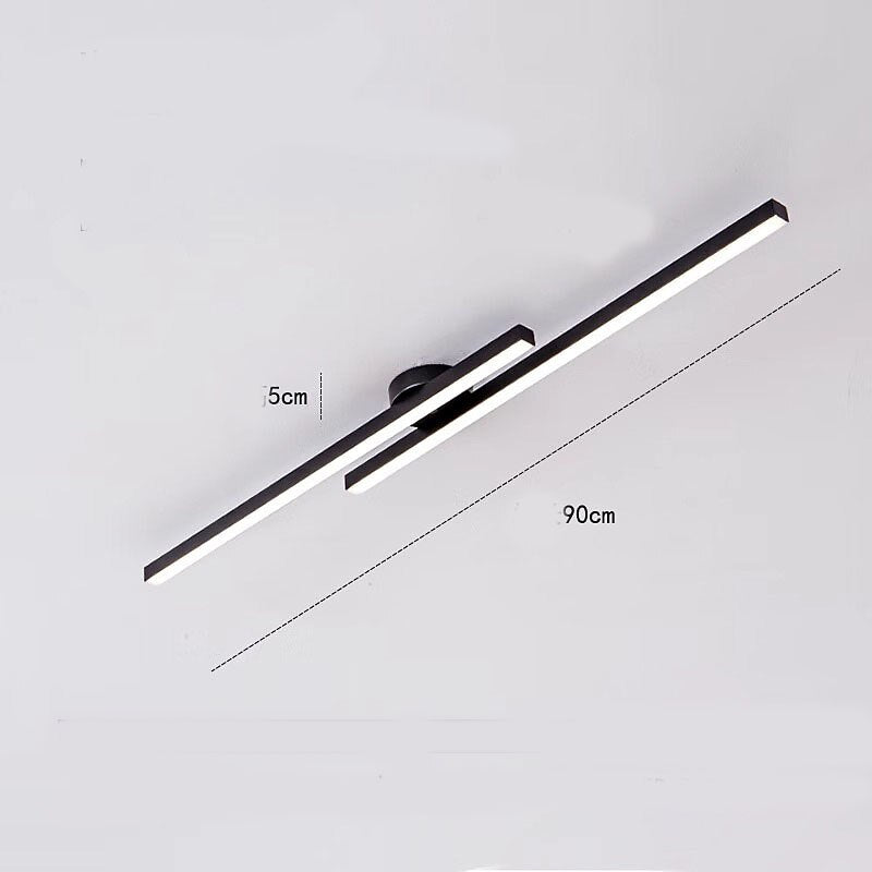 Modern Metal Linear Ceiling Light