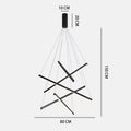 Modern Metal Linear Chandelier