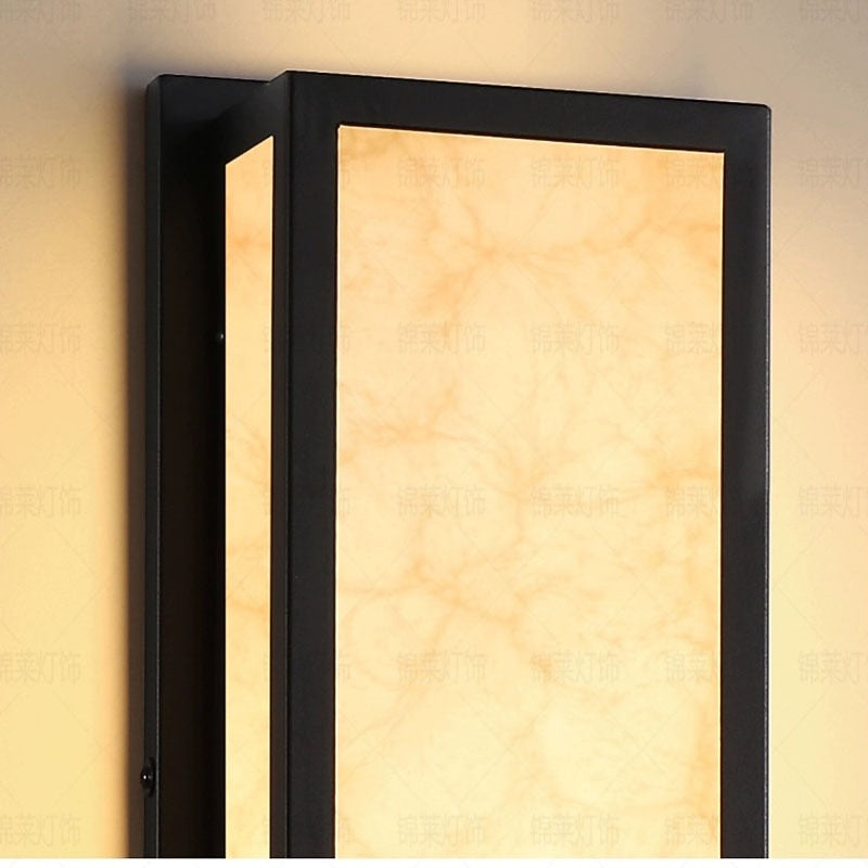 Modern Marble Rectangle Wall Light