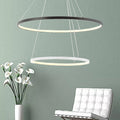Modern Metal Ring Pendant Light