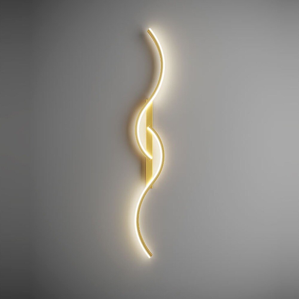 Modern Acrylic Wave Wall Light