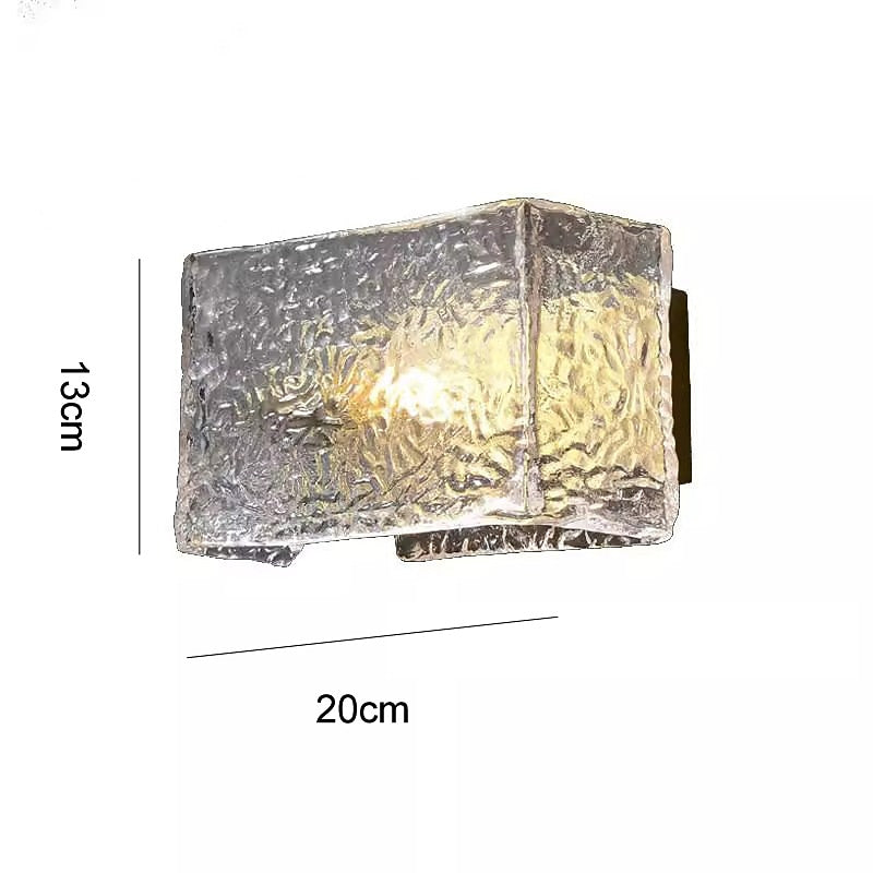 Modern Glass Rectangle Wall Light