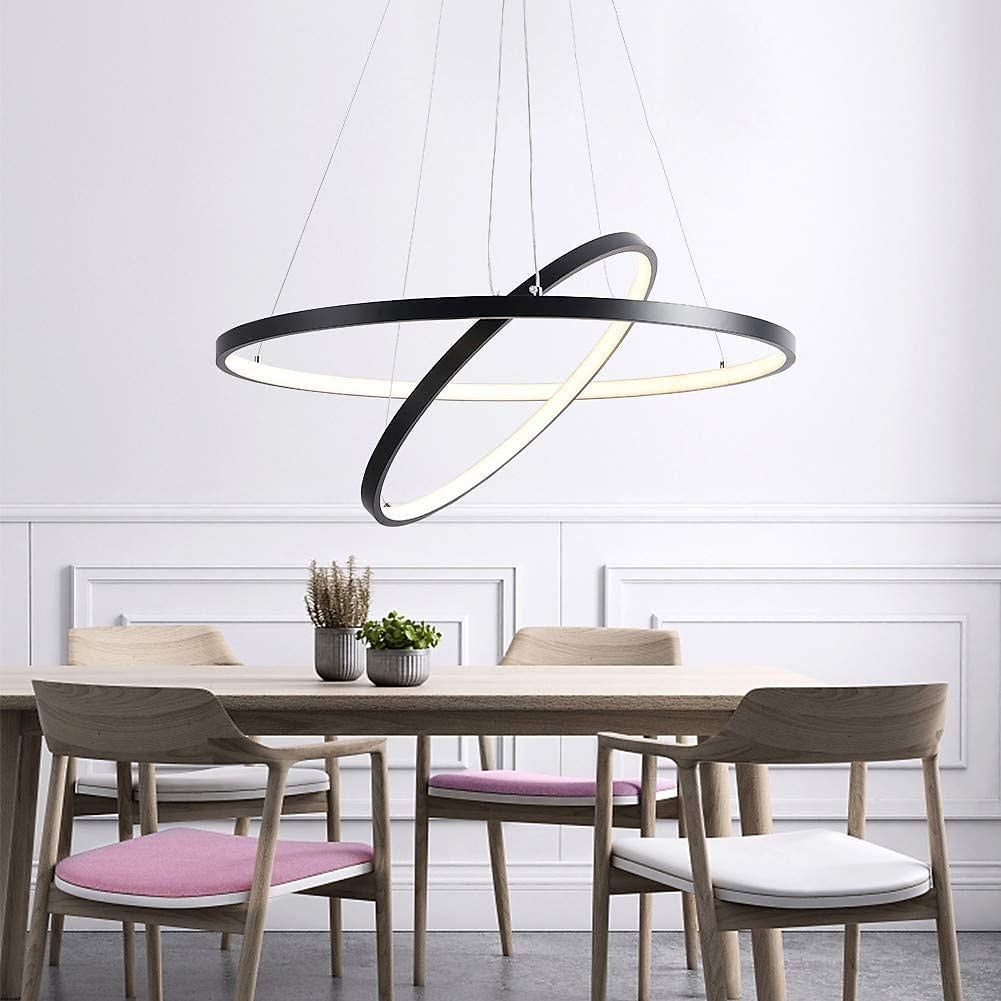 Modern Metal Ring Pendant Light