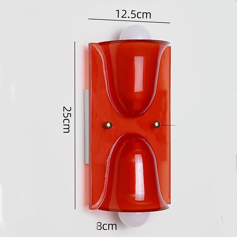 Modern Acrylic Hourglass Wall Light