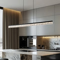 Modern Crystal Linear Pendant Light