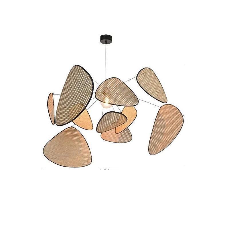 Rustic Metal Petal Pendant Light