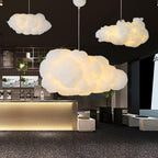 Suspension nuage moderne en PVC