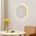 Wabi-Sabi Travertine Disc Wall Light